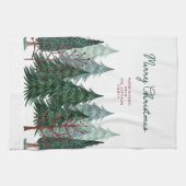 Rustikaler Pinienwald Geschirrtuch (Horizontal)