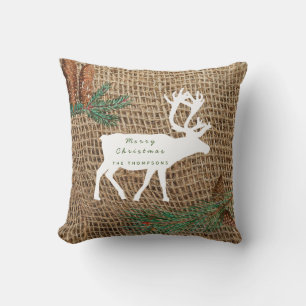 Rustikaler Pinienwald Kissen