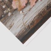 Rustikaler Pink Pumpkin Herbst Blätter Decoupage Seidenpapier (Ausschnitt)