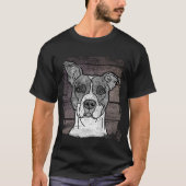 Rustikaler Pitbull-T - Shirt (Vorderseite)