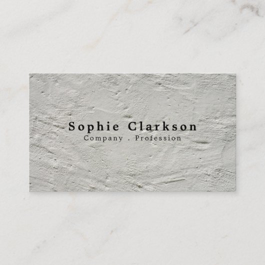 rustikaler Plaster-Effekt, rustikal Visitenkarte (Vorderseite)