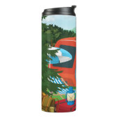 Rustikaler Platz Thermosbecher (Nach links gedreht)