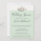 Rustikaler Polterabend für Südwolle Einladung (Vorderseite)