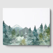 Rustikaler Polterabend Gästebuch (Rückseite)