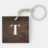 Rustikaler Psalm 86:15 Schrift, kundenspezifische  Schlüsselanhänger (Rückseite)