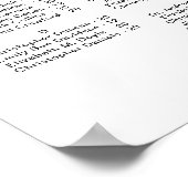 Rustikaler Pumpkin Herbst Hochzeit Alphabetisches Poster (Ecke)