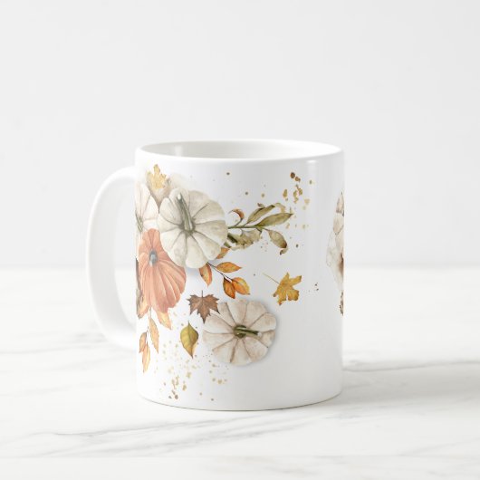 Rustikaler Pumpkinfall Kaffeetasse (Vorderseite Links)