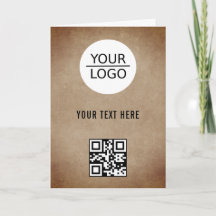 Rustikaler QR-Code für das Hinzufügen von Logos fü