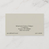 Rustikaler QR-Code für den gesägten Carpentry Visitenkarte (Rückseite)