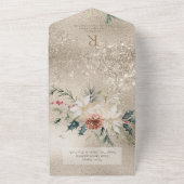 Rustikaler QR-Code für Pine & Berries All In One Einladung (Außenbereich)