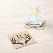 Rustikaler Rechteckiger Pappuntersetzer (Vor Ort)