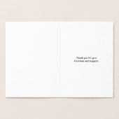 Rustikaler Reindeer Boho Stil in einem Kranz Folienkarte (Innenseite)