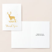 Rustikaler Reindeer Boho Stil in einem Kranz Folienkarte (Anzeige)