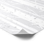 Rustikaler Reindeer Boho Wassercolor Poster (Ecke)