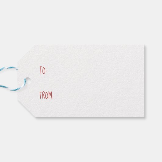 Rustikaler Rentier Sleigh Bells Santa's Helper Geschenkanhänger (Rückseite Horizontal)