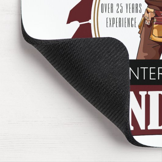 Rustikaler Reparaturbetrieb Moderner Mousepad (Ecke)
