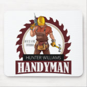 Rustikaler Reparaturbetrieb Moderner Mousepad (Vorne)