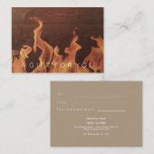 Rustikaler Restaurant-Geschenkgutschein des Rabattkarte (Vorne/Hinten)