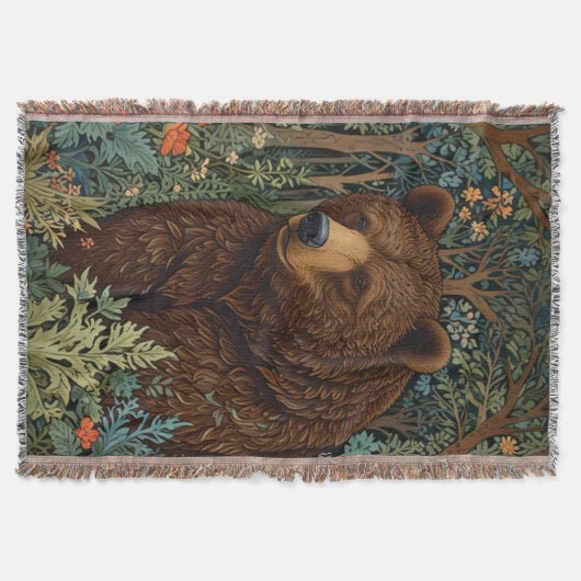 Rustikaler Retrobär Decke (Vorderseite)