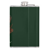 Rustikaler Retrobär Flachmann (Rückseite)