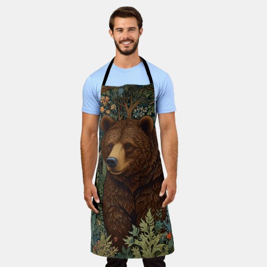 Rustikaler Retrobär Schürze (Getragen)
