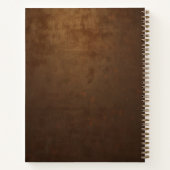 Rustikaler Rezeptor Notizblock (Rückseite)