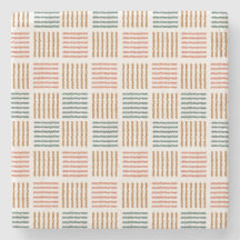 Rustikaler Rhythmus Kariert - Moderner Boho