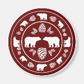 Rustikaler Ringmagnet Magnet (Vorne)