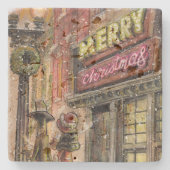 Rustikaler romantischer Untersetzer (Vorderseite)