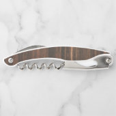 Rustikaler rosa Schmetterling-Korkenzieher Kellnermesser (Rückseite)