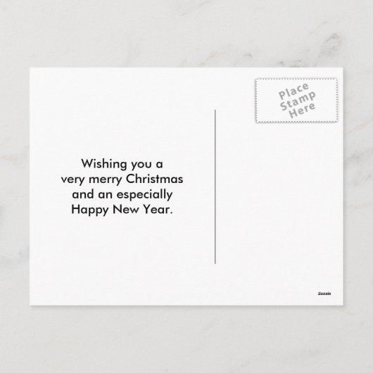 Rustikaler Roter Barn Schnee Weihnachten Winterurl (Rückseite)