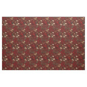 Rustikaler roter botanischer, kühner, vintage-boho stoff (Fat Quarter (45,7 x 55,9 cm))