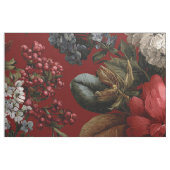 Rustikaler roter botanischer, kühner, vintage-boho stoff (Fat Quarter (45,7 x 55,9 cm))