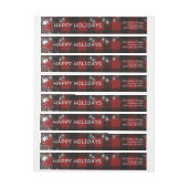 Rustikaler roter Büffel-karierte (Bogen)