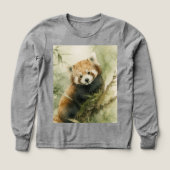 Rustikaler Roter-Panda-Charm (Design Vorderseite)