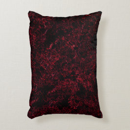 Rustikaler roter Schwamm auf dunkelrotem Hintergru Dekokissen