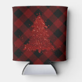 Rustikaler Roter Weihnachtsbaum Modernes Buffalo K Dosenkühler (Vorderseite)