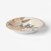 Rustikaler Rückgang der Liebe Herbst Blume Pappteller (Gewinkelt)