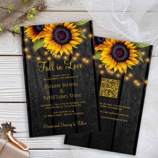 Rustikaler Rückgang der Liebe QR-Code in einer Hoc