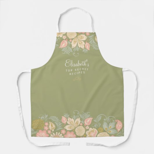 Rustikaler, rustikaler Koch Schürze (Vorderseite)