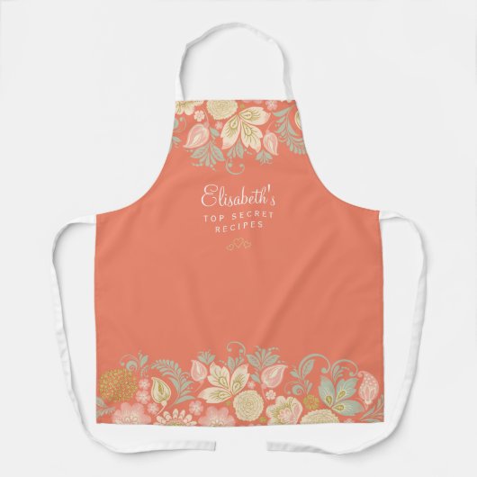 Rustikaler, rustikaler Koch Schürze (Vorderseite)