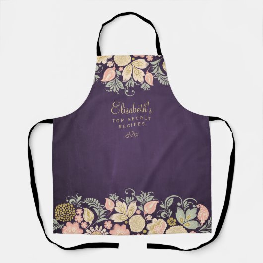 Rustikaler, rustikaler Koch Schürze (Vorderseite)