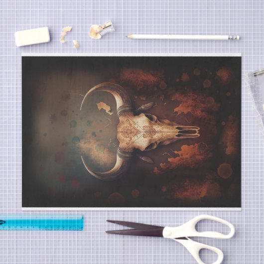 Rustikaler Rustikaler Rübenskulpf Seidenpapier (Handwerk)