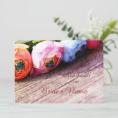 Rustikaler Rustikalskranz Einladung (Stehend Vorderseite)