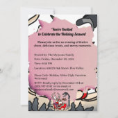 Rustikaler Santa in Sleigh mit Lattern Einladung (Vorderseite)