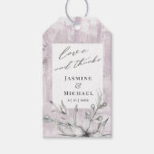 rustikaler Schablone Geschenkanhänger (Vorderseite)