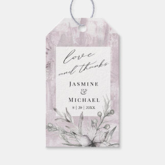 rustikaler Schablone Geschenkanhänger