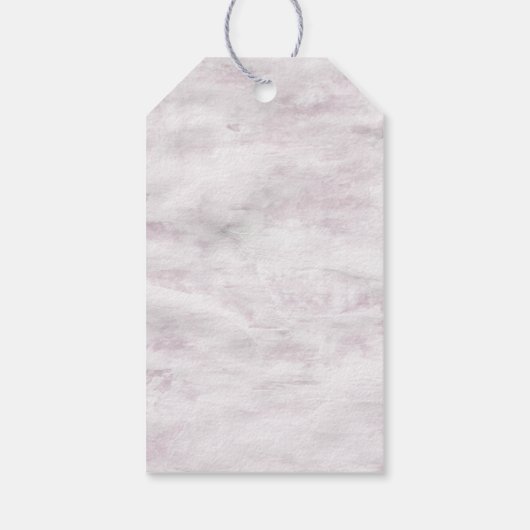 rustikaler Schablone Geschenkanhänger (Rückseite)