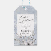 rustikaler Schablone Geschenkanhänger (Vorderseite)