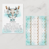 Rustikaler Schädel und Pfeil | Das ist ein Junge | Begleitkarte (Vorne/Hinten)